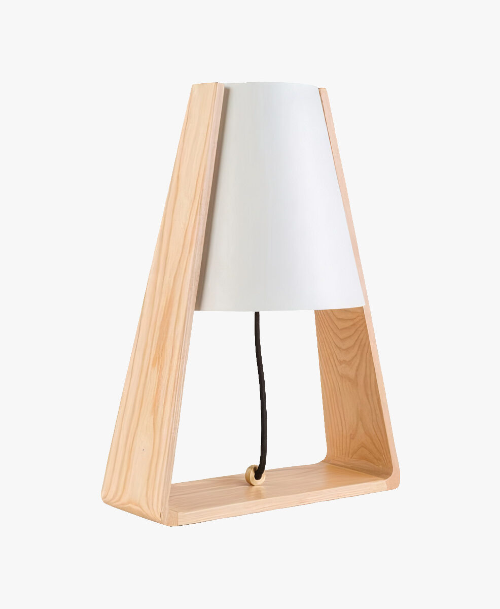 Ligno Lux Masif Ahşap Masa Lambası